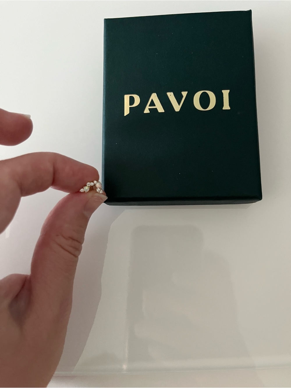 PAVOI Gold Pearl Cluster Ear Cuff - Cream Pearls